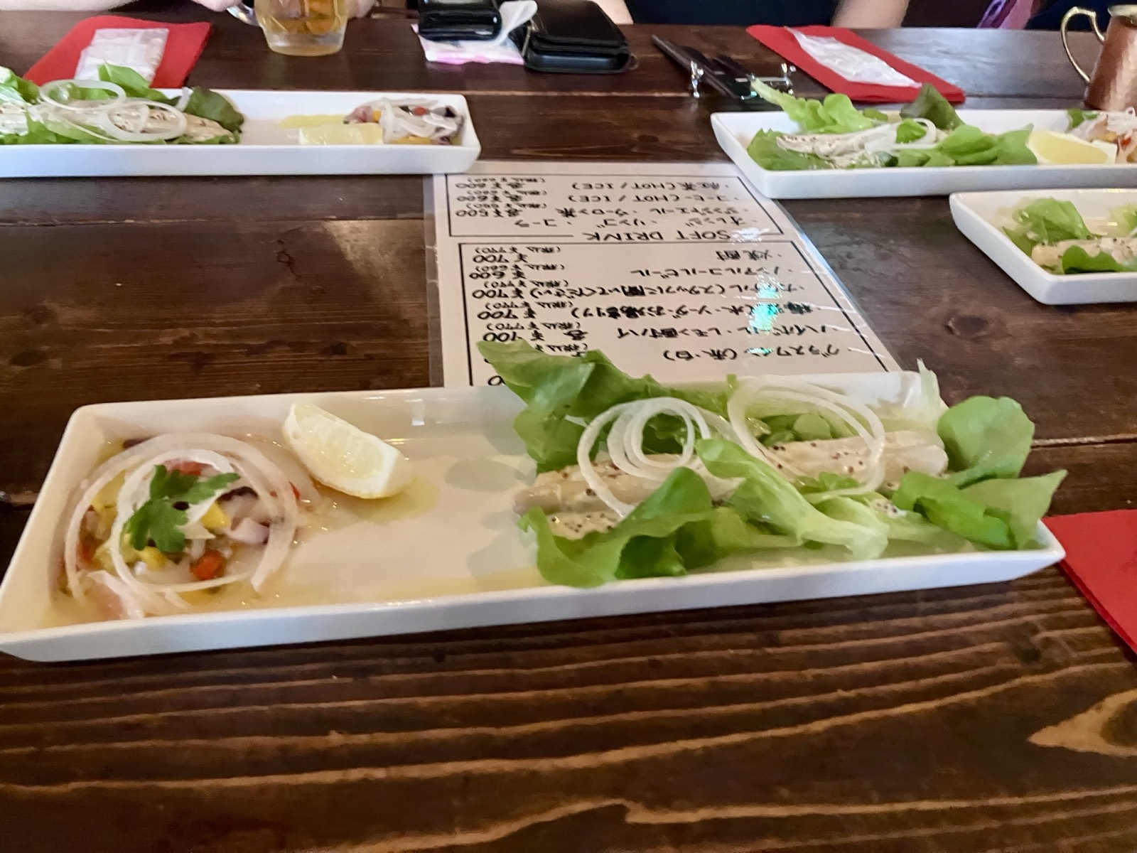 彩り前菜の盛り合わせ